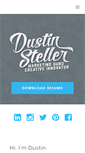 Mobile Screenshot of dustinsteller.com